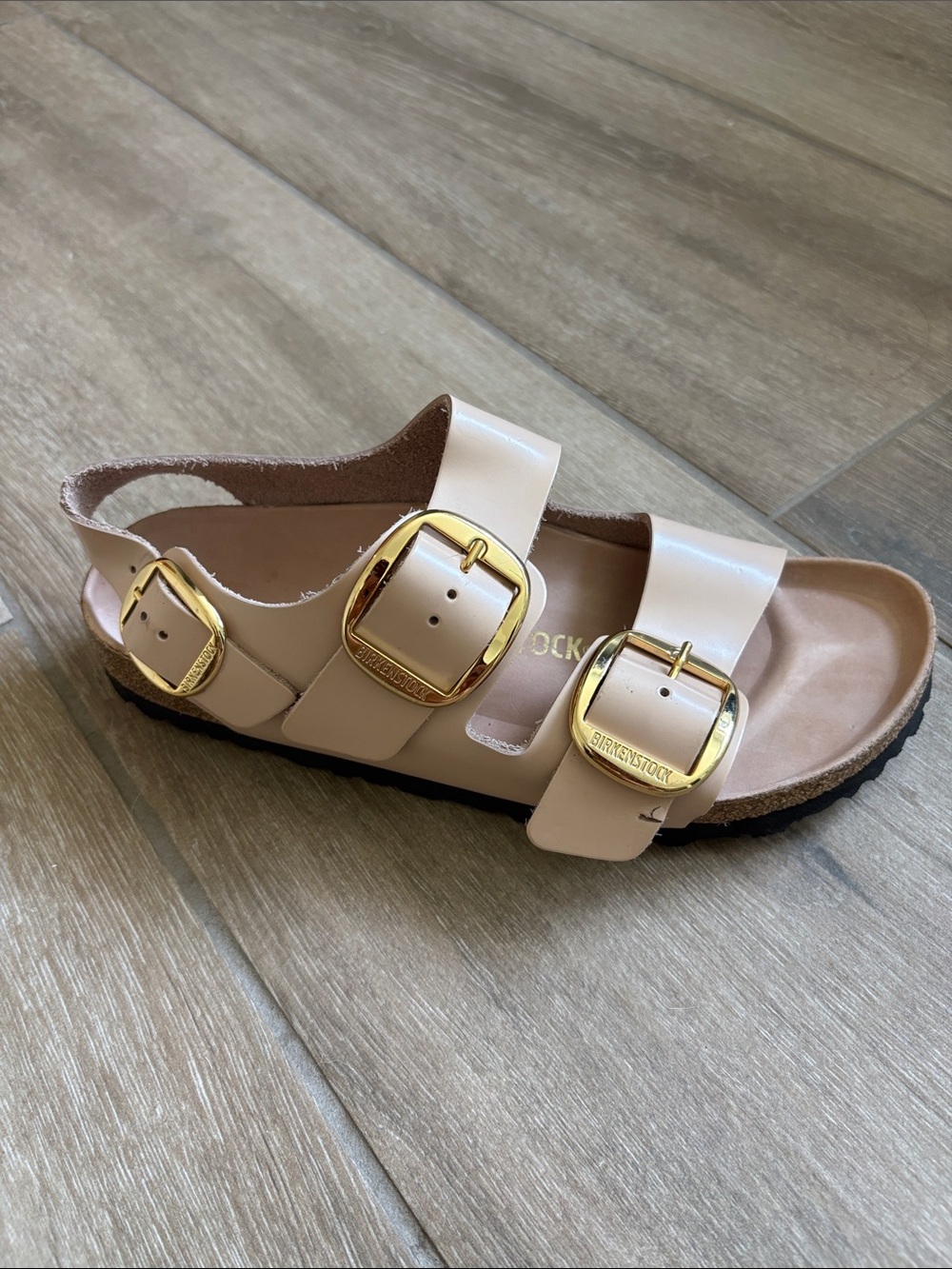 Birkenstock *Right Shoe Only* side-buckle slingback leather sandals Size 39 8
